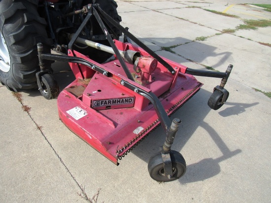 Agco Model EG3100 3-Point Finish Mower, SN# 1099, 6' Width, PTO Drive, (4) Gauge Wheels.