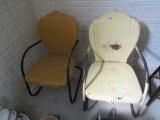 (2) Antique Metal Lawn Chairs (2 x Money).