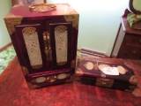 (2) Japanese Matching Jewelry Boxes.