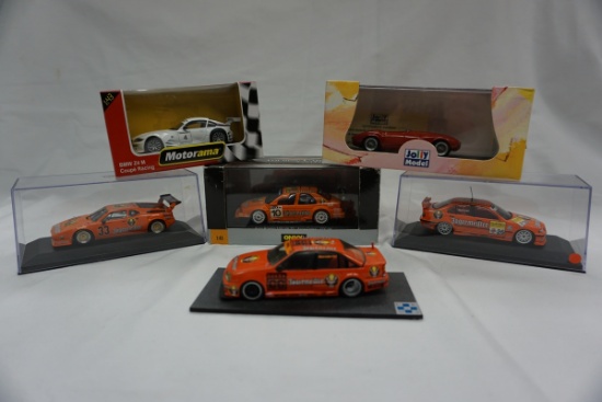 (6) Various Brands 1:43 Scale Models in Boxes: Opel Omega "Jagermeister", A