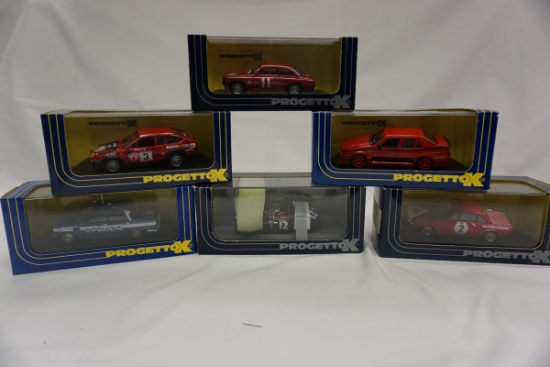 (6) Progetto K Brand 1:43 Scale Models in Boxes (Made in Italy): Lancia Ful