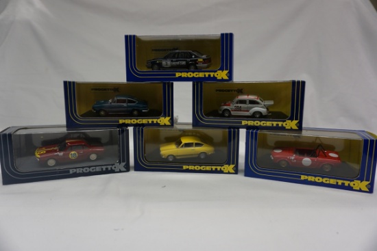 (6) Progetto K Brand 1:43 Scale Models in Boxes (Made in Italy): Lancia Ful