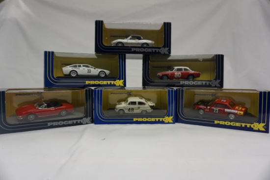 (6) Progetto K Brand 1:43 Scale Models in Boxes (Made in Italy): Lancia Ful