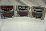 (6) Top Model 1:43 Scale Models in Boxes: Ferrari 375 mm, Alfa Romeo 6C, Fe