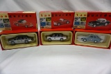 (6) Vanguards 1:43 Scale Models in Boxes: MGA Open Top, Austin Healey 3000,