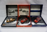 (3) MiniChamps 1:43 Scale Models In Boxes: Alfa Romeo Tipo 33 Stradale 1968