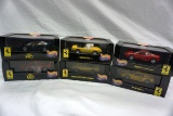 (6) Hot Wheels Brand 1:43 Scale Models in Boxes: (2) Ferrari F40, 365 GTS/4