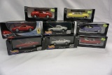 (8) 1:43 Scale Models in Boxes: (4) Hot Wheels Brands - Ferrari 348 TB, (3)