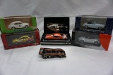 (6) Various Brands 1:43 Scale Models in Boxes: Nissan 350Z Roadster, Peugot