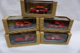 (5) Tokoloshe Models 1:43 Scale Models in Boxes: (2) Fiat 128, F365 gtb, Pr