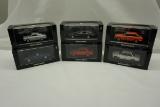 (6) MiniChamps 1:43 Scale Models in Boxes: BMW 2002 Turbo, BMW 2000 Til Tou