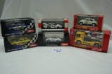 (5) Schuco 1:43 Scale Models in Boxes: Porsche 356A, (2) V8Star; VW Kafer,