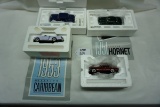 (4) Franklin Mint 1:43 Scale Models in Shipping Boxes: 1952 DeSoto, Studeba