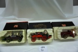 (3) Brumm 1:43 Scale Models in Shipping Boxes; Old Fire Series: X05, X07, X