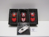 (4) Various Brands 1:43 Scale Models in Boxes; Porsche 936, (3) Ferrari F55