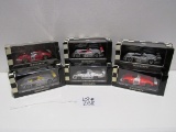 (6) MiniChamps 1:43 Scale Models in Boxes; (3) Audi R8R, Porsche 911, BMW V