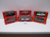 (6) Best Model 1:43 Scale Models in Boxes: (3) Jaguar Coupe, (3) Ferrari.