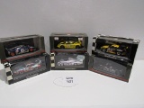 (6) MiniChamps 1:43 Scale Models in Boxes: (3) McLaren, (3) Porsche.