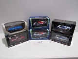 (6) Various Brands 1:43 Scale Models in Boxes: Honda NSx, (4) Nissan, Salms