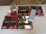 Box of (4) Nascar NIB 1:64 Scale Sets & Misc 1:64 Scale Cars.