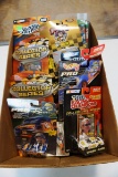Entire Box of 1:64 Scale Cars - Hot Wheels, Action & More (Approx 40).