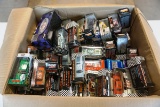 Entire Box of 1:64 Scale Cars - Racing Collectibles (Approx 60+).