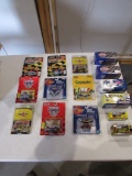 Entire Box of 1:64 Scale Die Cast Metal Cars - Various Brands (Approx 60).