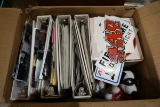 Box of (6) Binders filled with Race Car, Funny Car & Other Car Pictures & D