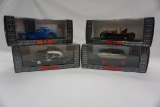 (4) Rio 1:43 Scale Models in Boxes: 1902 Ford 999, 1899 Jenatzy Jamais Cont