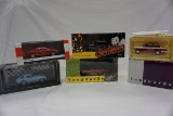 (5) Various Brands 1:43 Scale Models in Boxes: Red & White Triumph Herald,