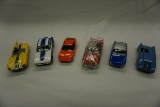 (6) Various 1:43 Scale Models (No Boxes): Jaguar D, Ford Capri, Renault, La