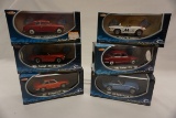 (6) Solido 1:43 Scale Models in Boxes: 1969 Triumph TR6 Competition, 1961 P