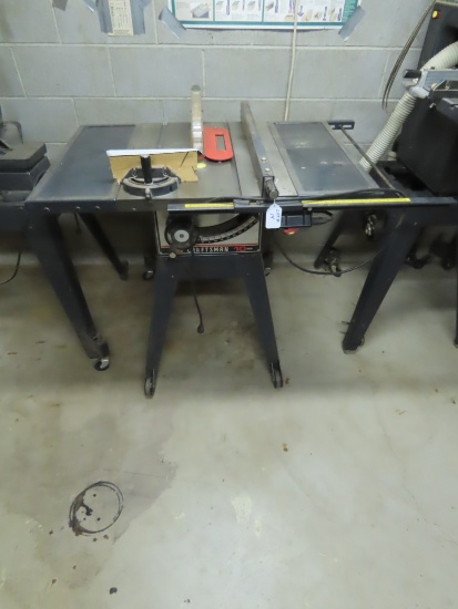 Sears Craftsman 10" Electric Table Saw on Stand.