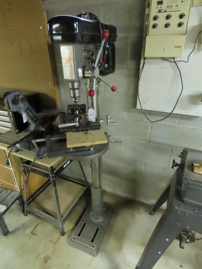 Medallion Series 12-Speed Pedestal Drill Press with 4-Way Vise.