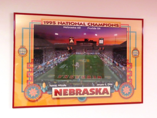 "1995 National Champions" Framed Poster.