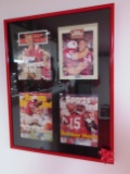 (4) Sports Illustrated Magazines in Frame from 1994 & 1995 National Championship Year.