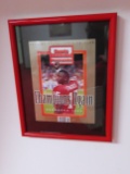Framed Sports Illustrated Magazine - Champions Again - 1995 with Tommie Frazier on Cover.