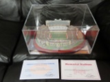 Danbury Mint Memorial Stadium Replica with Acrylic Case & Certificate of Authenticity.