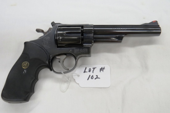 Smith & Wesson Model 25.5 Revolver, SN# N825430, .45 Colt Caliber, 6” Barrel, Pachmayr Grips, Bright
