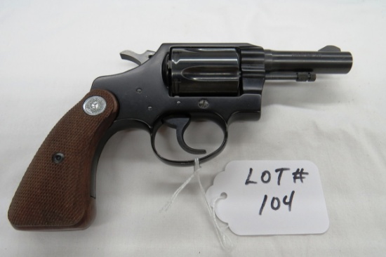 Colt Model New Police Cobra Revolver, SN# 248638LWK, .32 Smith & Wesson Long Caliber, 3" Barrel, Ori