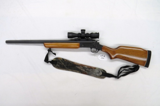 Rossi Model R223HB Single Shot Rifle with Top Break Load, Remington .223 Caliber, SN# A5013733, Wood