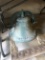Antique Cast Iron School Bell with Yoke & Cradle, the Bell is marked @ the Yoke: C.S. Bell & Co #3 &