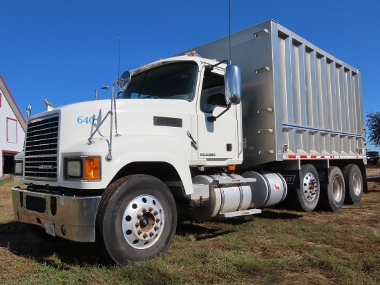 2009 Mack Model CHU613 Triple Axle Dump Truck, VIN# 1M2AN07CX9N004400, Mack Model MP8-445C Turbo Die