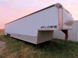 2002 Forest River 40’ Triple Axle All Aluminum Enclosed Trailer, 21,000 lb. GVW, Rear Ramp Door, Sid