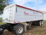 2012 Maurer 30’ Tandem Axle Steel Grain Trailer, VIN #1M9KG2828CS152118, 54,000 lb. GVW, 285/75R24.5