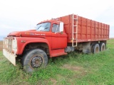 1968 Ford Model F-850 Super Duty Tandem Axle Conventional Grain Truck, VIN #185KUC73273, 535 V-8 Gas