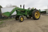 1967 John Deere Model 3020 Diesel Tractor, SN# T113R089435R, John Deere Diesel Engine, Syncho Range