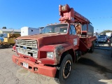 1989 Ford Model F-800 Single Axle Digger Derrick Truck