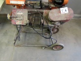 Wells Model 300 Small Horizontal Steel Band Saw on Cart.