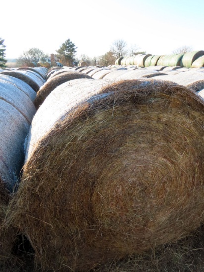 (23) 2019 Grass Hay Round Bales (Approx. 2,000 lbs. per Bale).